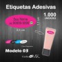 Etiqueta Modelo03 (Pacote c/ 1000 Unidades)