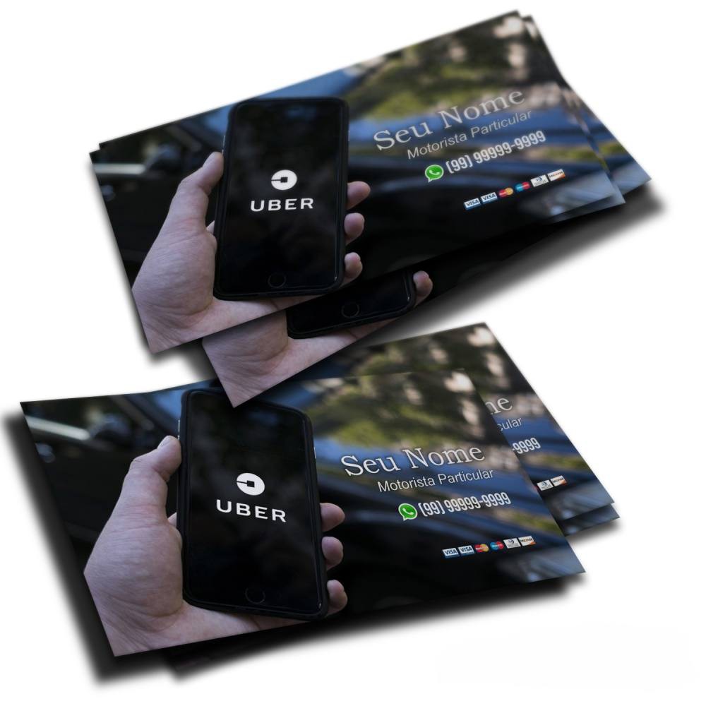 Cartão De Visita Motorista Particular, Executivo (Pct 500 ou 1000 Unidades) - Imagem 3