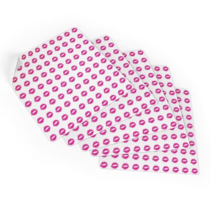 1000 unid Adesivo Beijo para cartões fidelidade, selo, visto, carimbo, cartela
