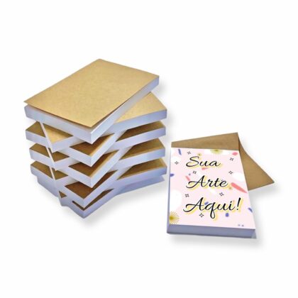8 Blocos c/ 100 Folhas cada 7x10cm Personalizados