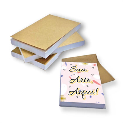 4 Blocos c/ 100 Folhas cada 10x14cm A6 Personalizados