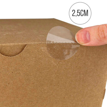 500 Unid Etiqueta Adesiva / Transparente Presente, Sacolas, Sacos Plásticos, Caixinhas, Envelopes