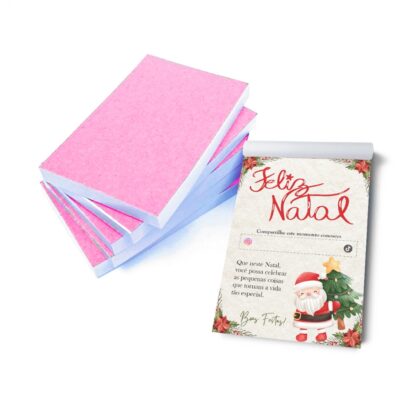 5 Blocos (500 Folhas) para Agradecimento / Gratidão Natal e Natalino