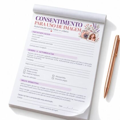 Bloco 100 Fls Consentimento para Uso de Imagem